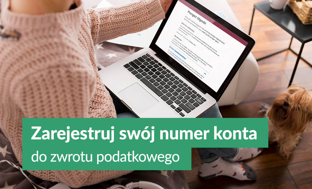 Zarejestruj swój numer konta do zwrotu podatku