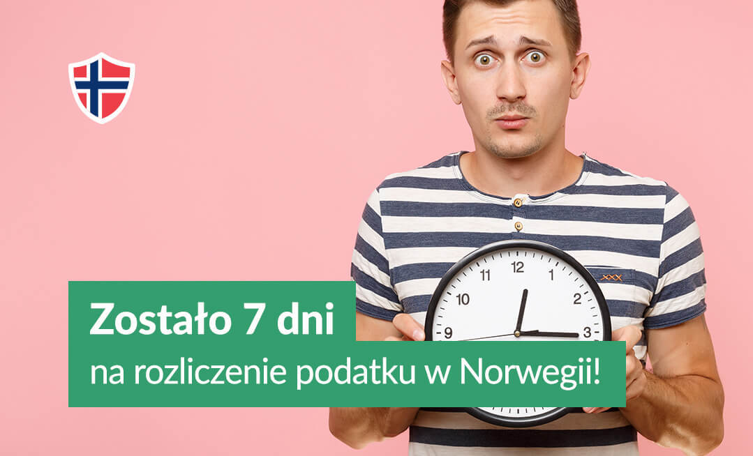 Zostało 7 dni na rozliczenie podatku w Norwegii