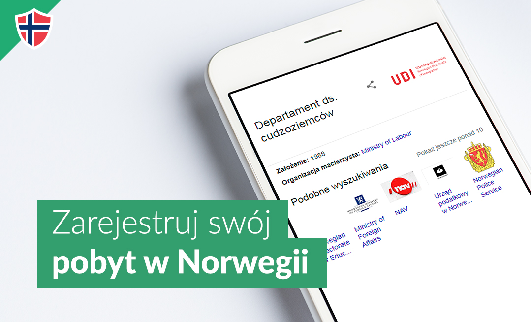 Zarejestruj swój pobyt w Norwegii
