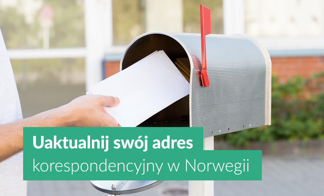Uaktualnij adres przez startem rozliczeń podatku w Norwegii
